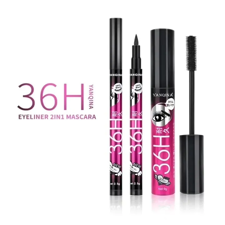 36H Thick Curl Mascara and Waterproof Eyeliner