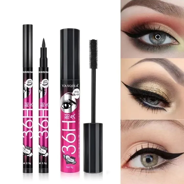 36H Thick Curl Mascara and Waterproof Eyeliner