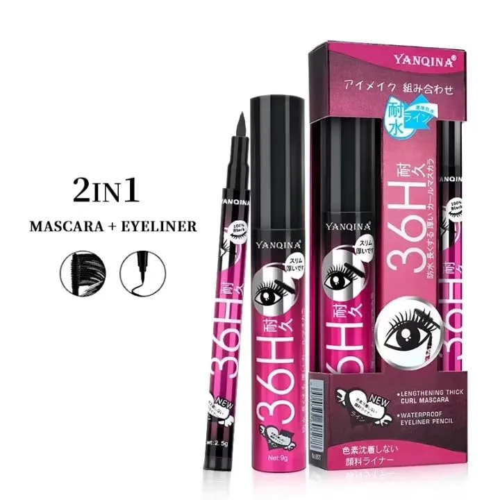 36H Thick Curl Mascara and Waterproof Eyeliner