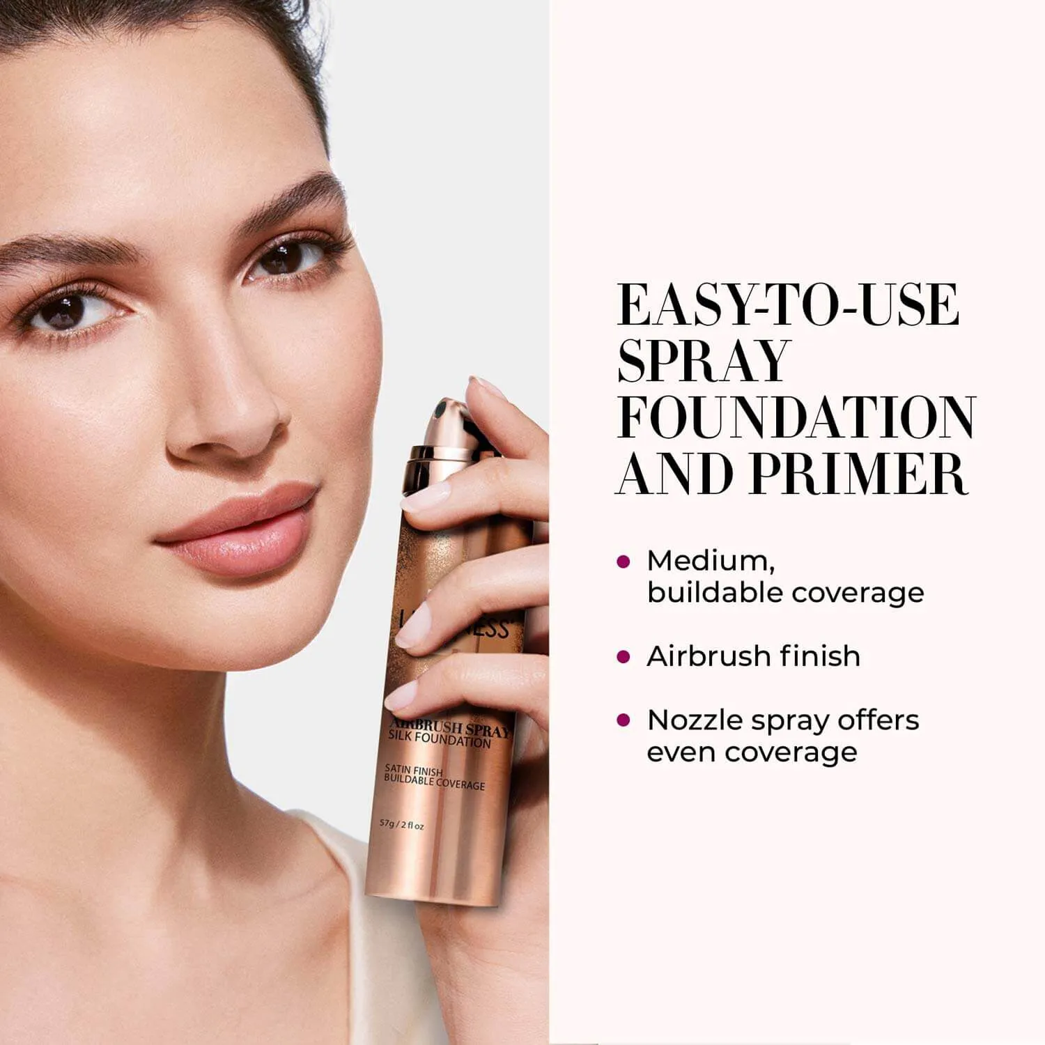 Airbrush Spray Silk Foundation & Hydrating Primer Offer