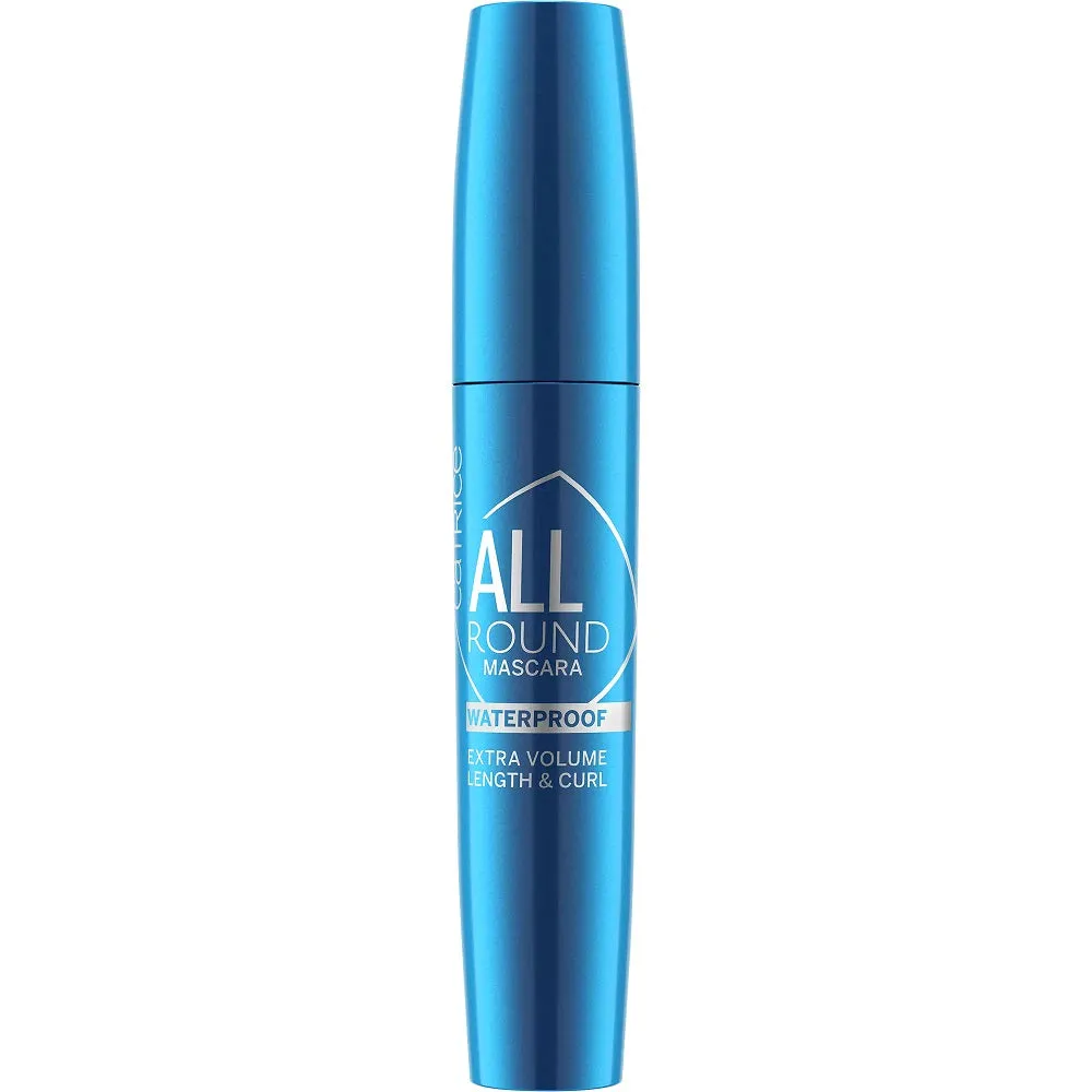 All Round Mascara Extra Volume Waterproof wodoodporny tusz do rzęs 010 Blackest Black 11ml