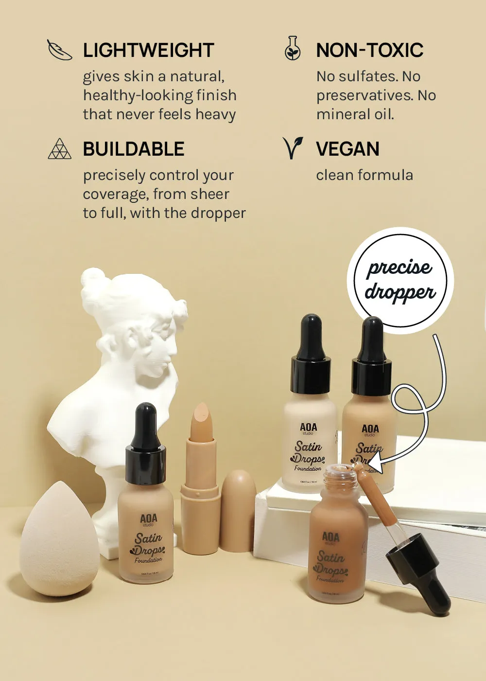 AOA Satin Drops Foundation