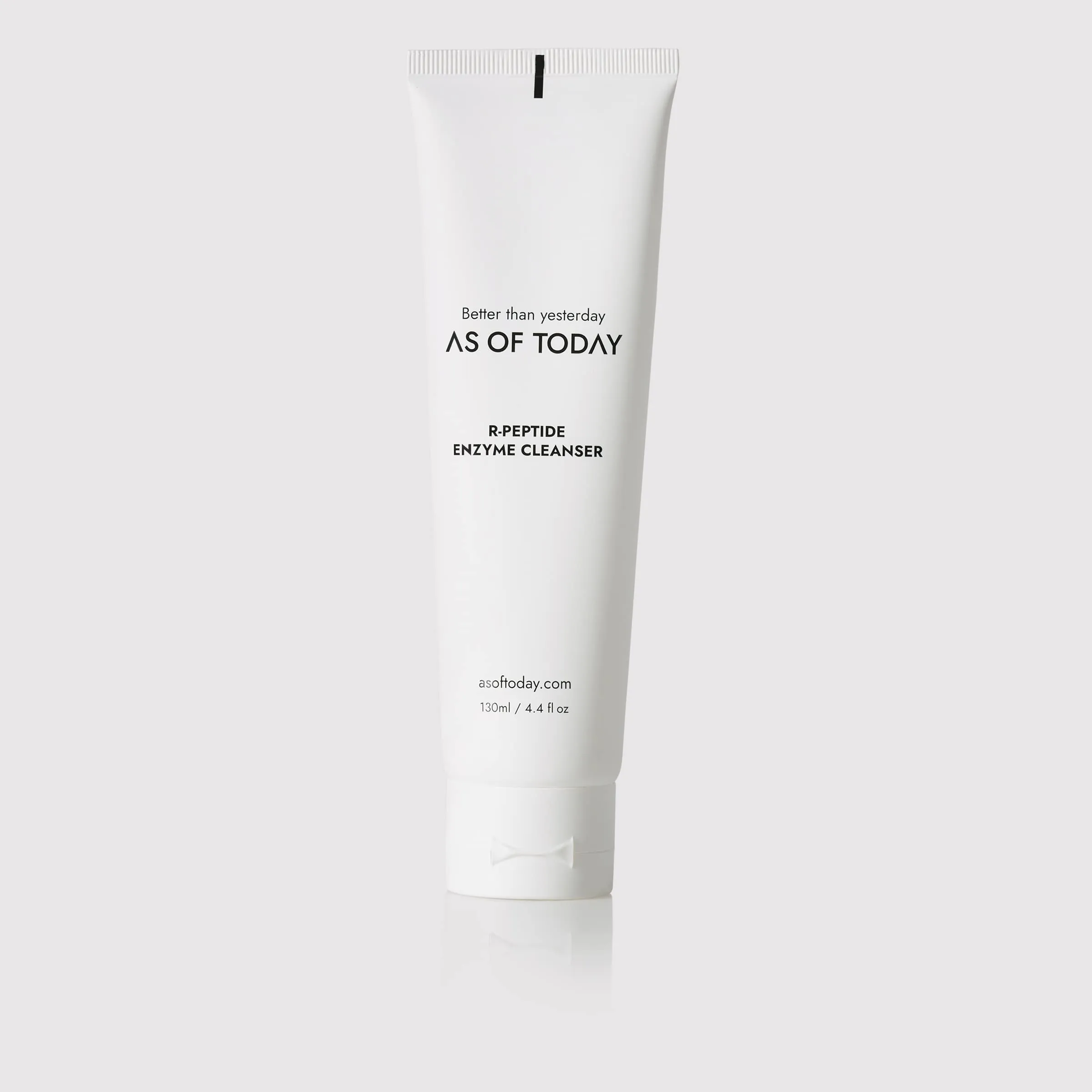 AS OF TODAY R Peptide Enzyme Cleanser - Hydrating, Gently Exfoliating, pH balanced, Normalize skin texture, Brightening, Rejuvenating 130 ml
