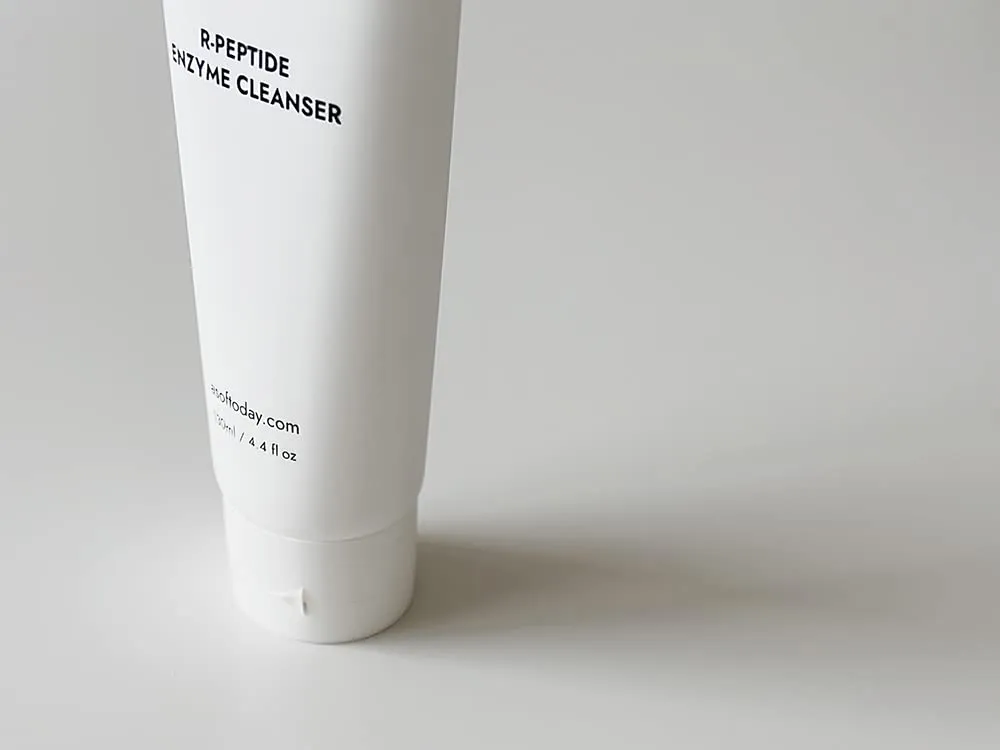 AS OF TODAY R Peptide Enzyme Cleanser - Hydrating, Gently Exfoliating, pH balanced, Normalize skin texture, Brightening, Rejuvenating 130 ml