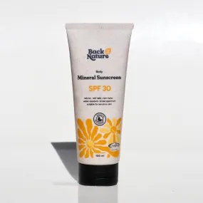 Back 2 Nature Mineral Sunscreen SPF30 100ml