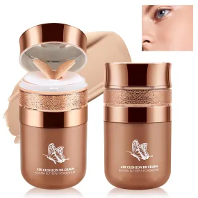 Boobeen Air Cushion BB Cream, Lightweight Moisturizing Foundation Face Makeup, Natural Matte Concealer for Dewy Finish, Conceal & Brighten Nude Base Primer Cream to Even Skin Tone, Long Lasting