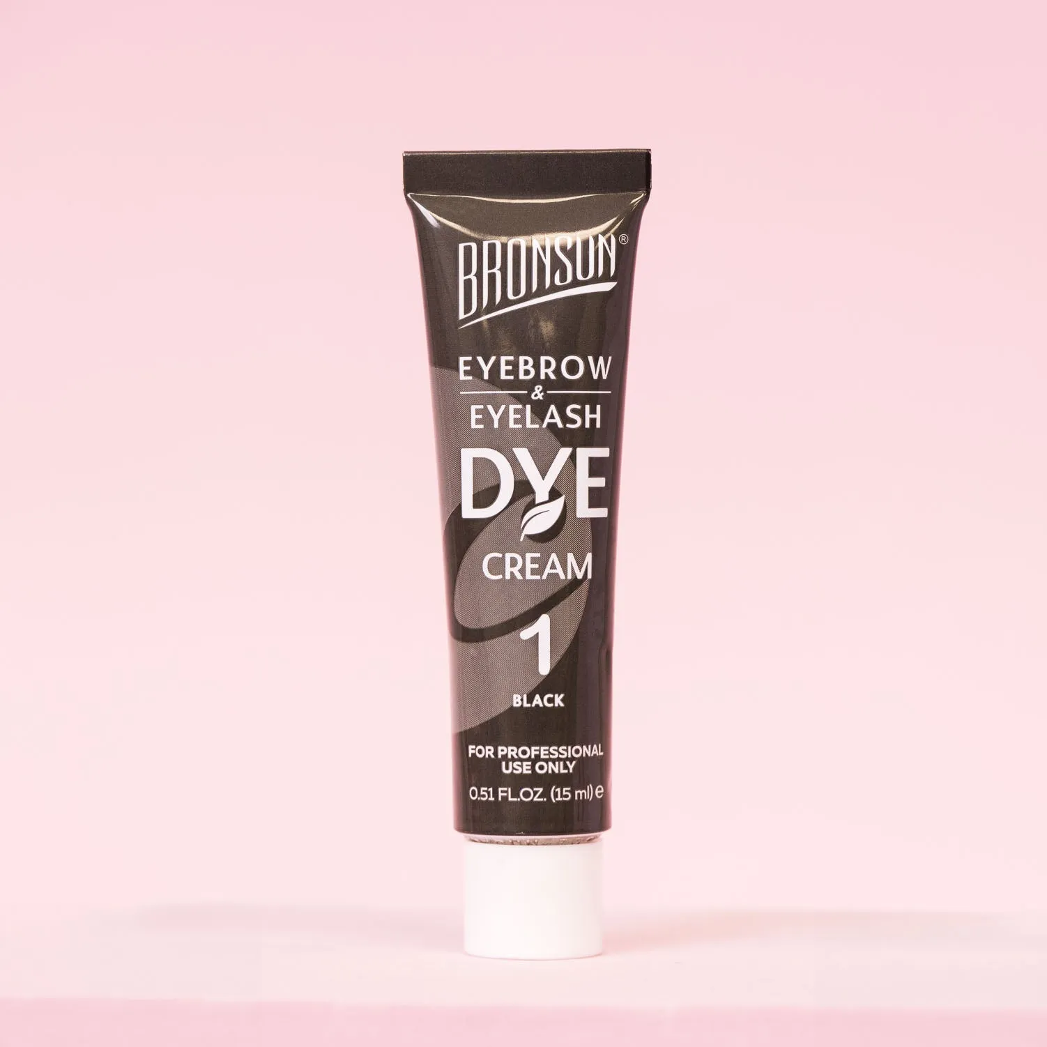 Bronsun Brow and Lash Cream Dye - Black #1, 15ml