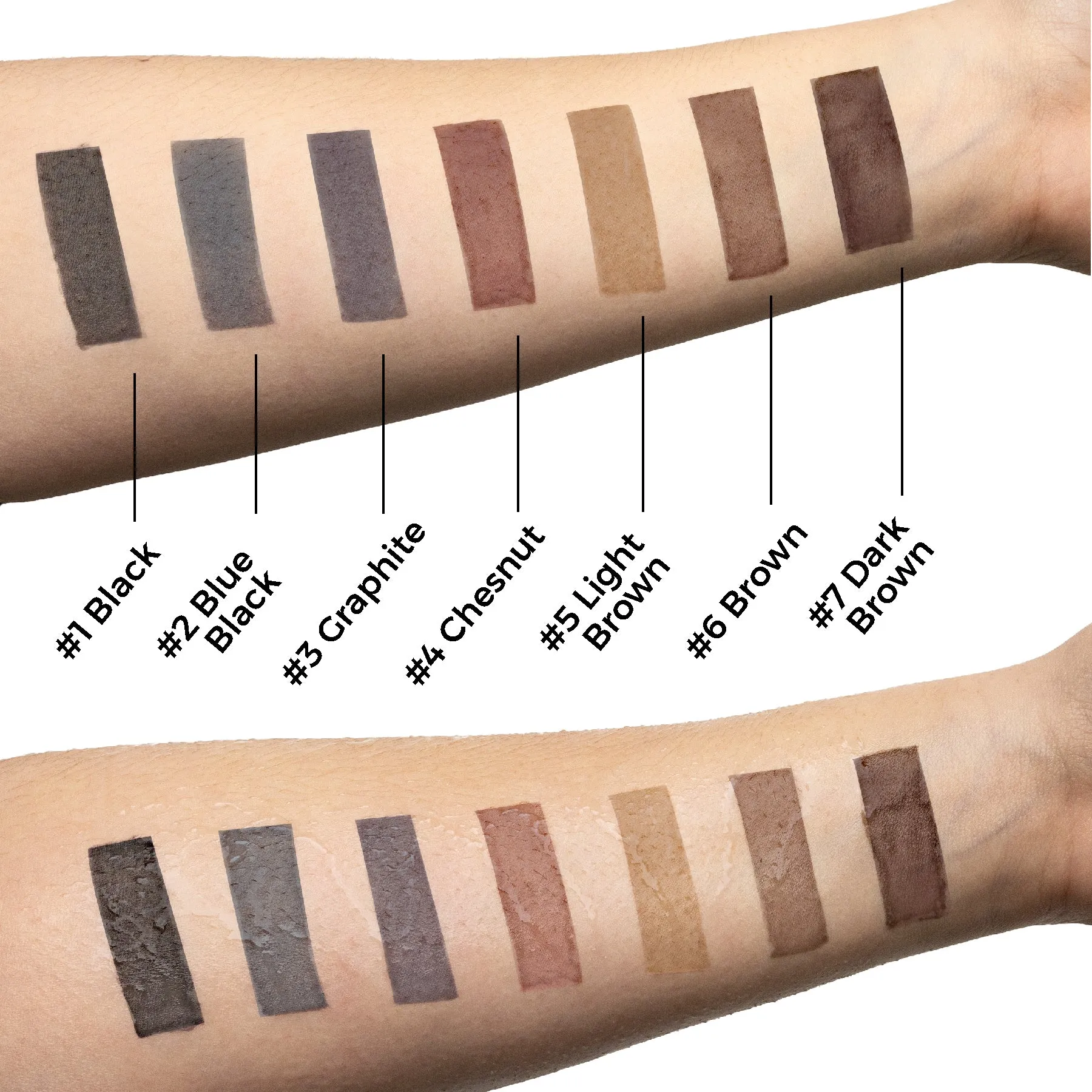 Bronsun Brow and Lash Cream Dye - Black #1, 15ml
