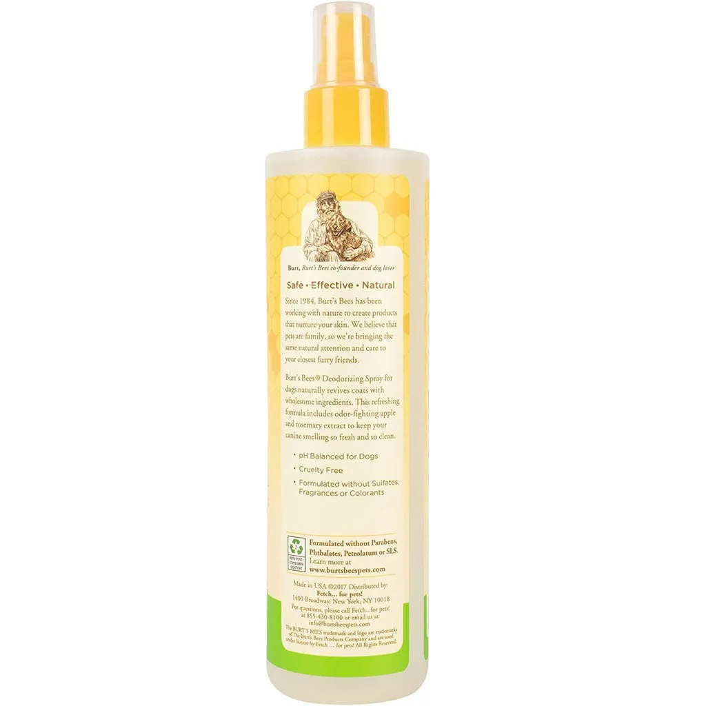 Burt's Bees Deodorizing Spray with Apple & Rosemary for Dogs, 10-oz