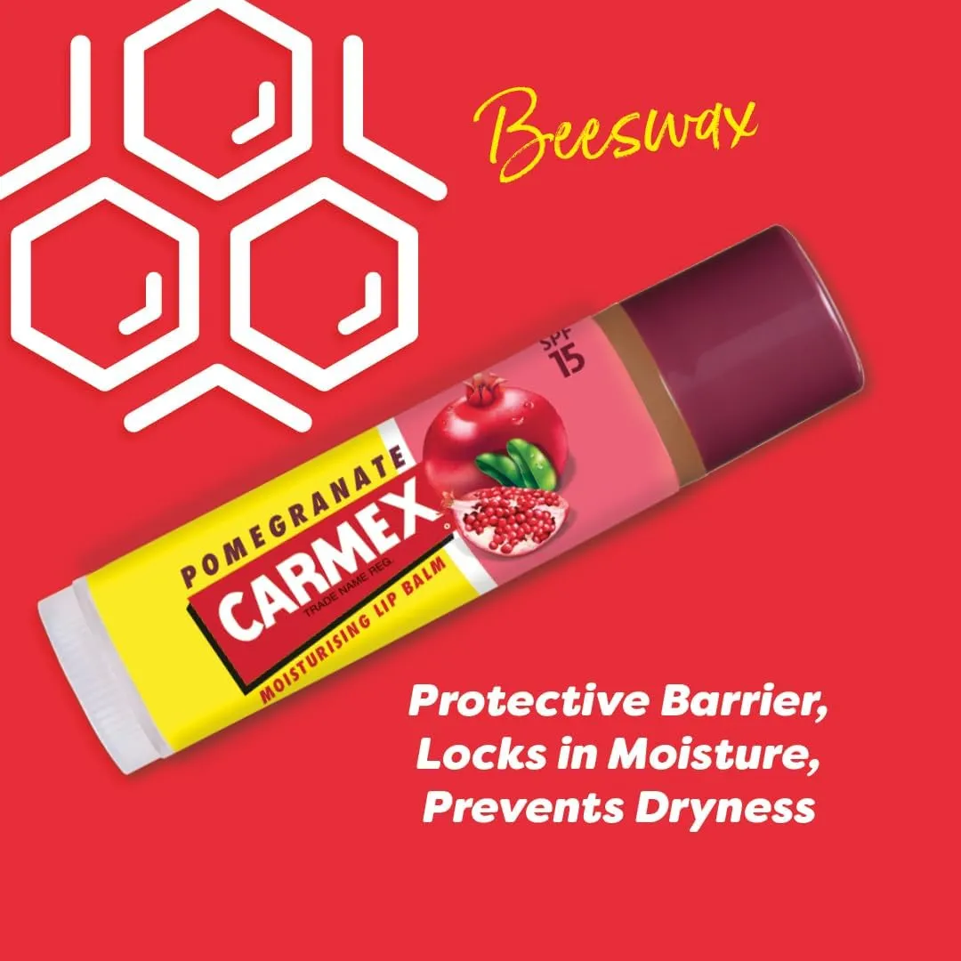 Carma Laboratories Moisturising Lip Balm Stick Pomegranate 4.25g