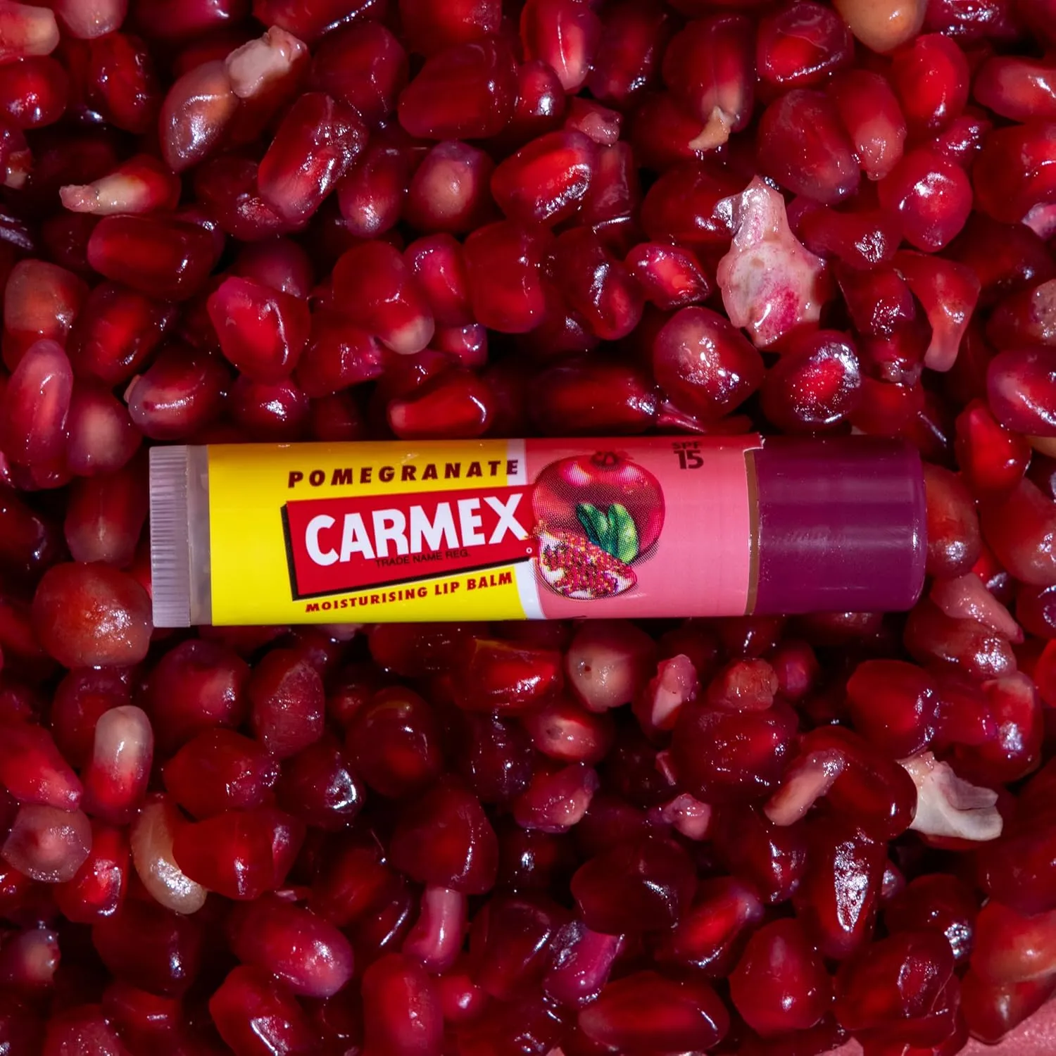 Carma Laboratories Moisturising Lip Balm Stick Pomegranate 4.25g