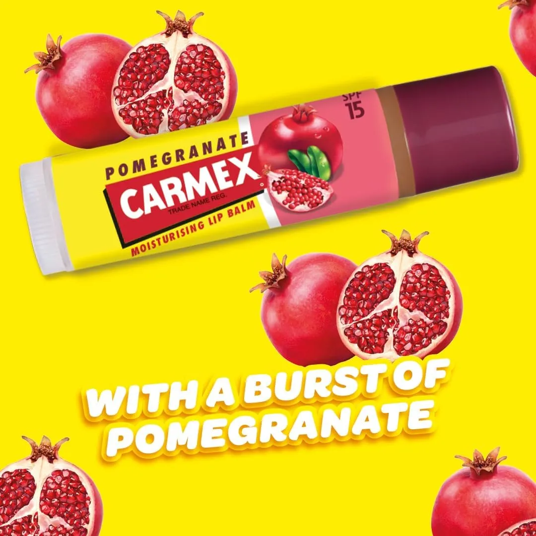 Carma Laboratories Moisturising Lip Balm Stick Pomegranate 4.25g