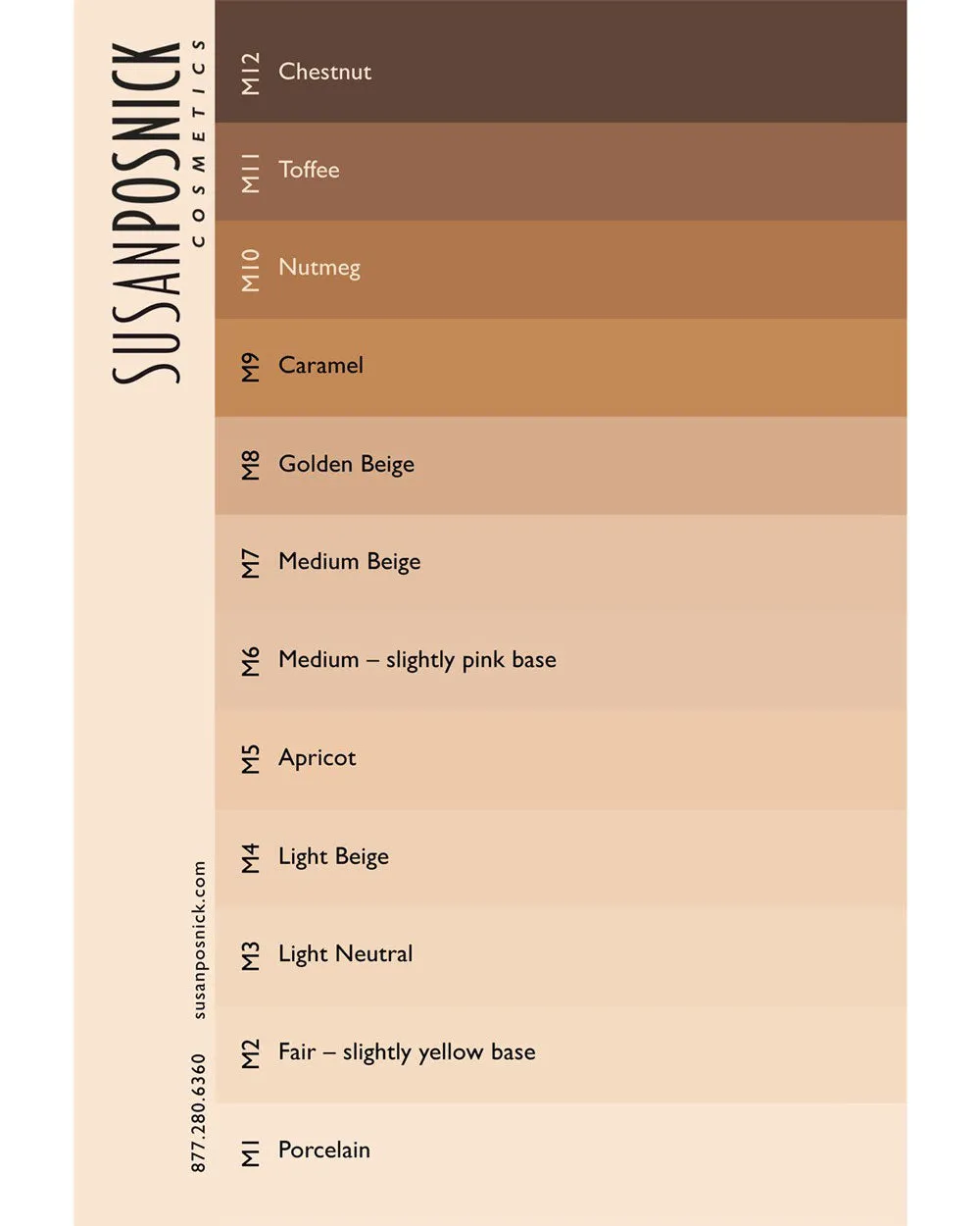 ColorFlo M10 Nutmeg Mineral Foundation