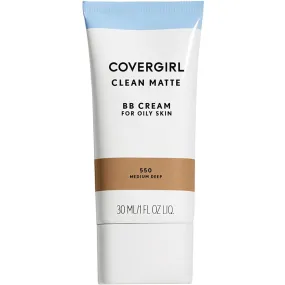COVERGIRL - Clean Matte BB Cream Medium/Deep 550 - 1 fl. oz. (30 ml)