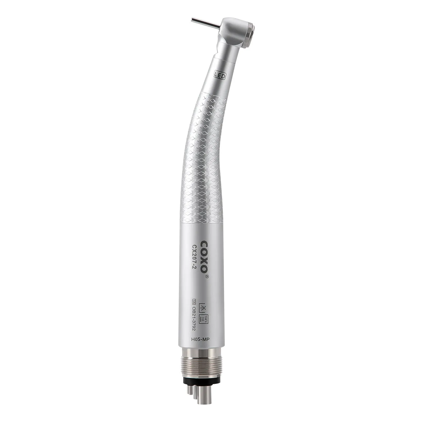 COXO CX207-2 LED High-Speed Air Turbine Handpiece Mini Head with Led Lighting