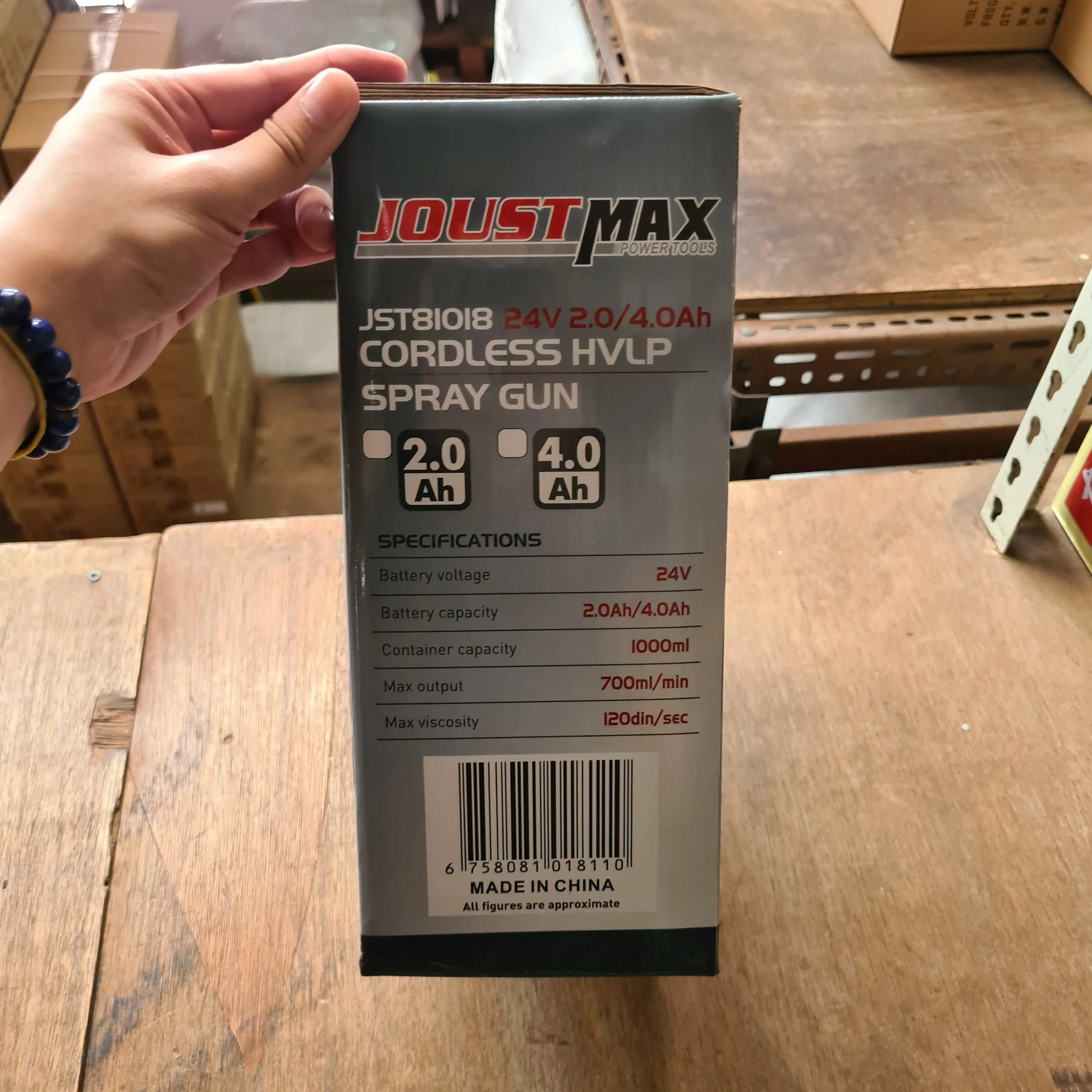 Joustmax Cordless Spray Gun 24V 2.0 Ah | Model : SGE-JST81018