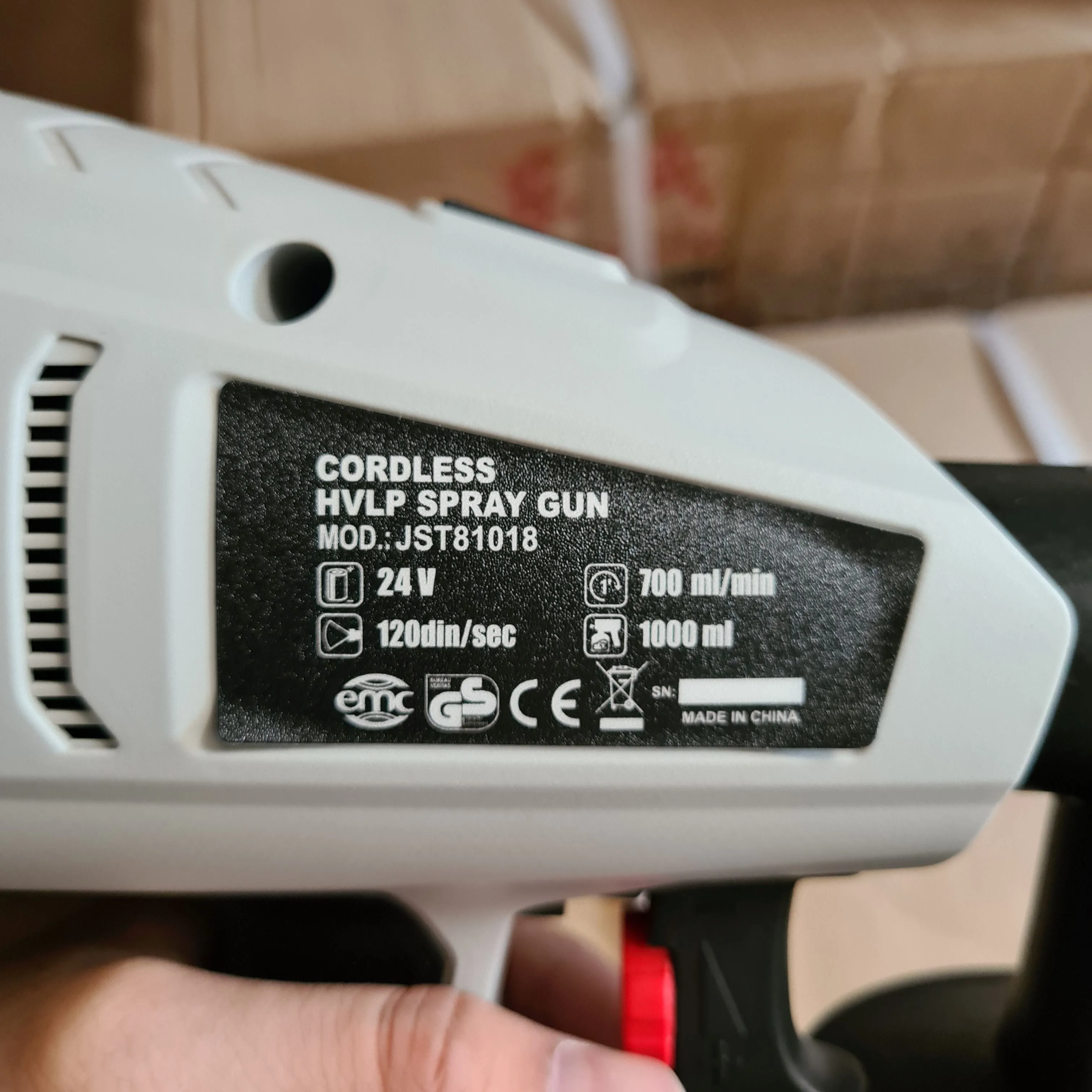 Joustmax Cordless Spray Gun 24V 2.0 Ah | Model : SGE-JST81018