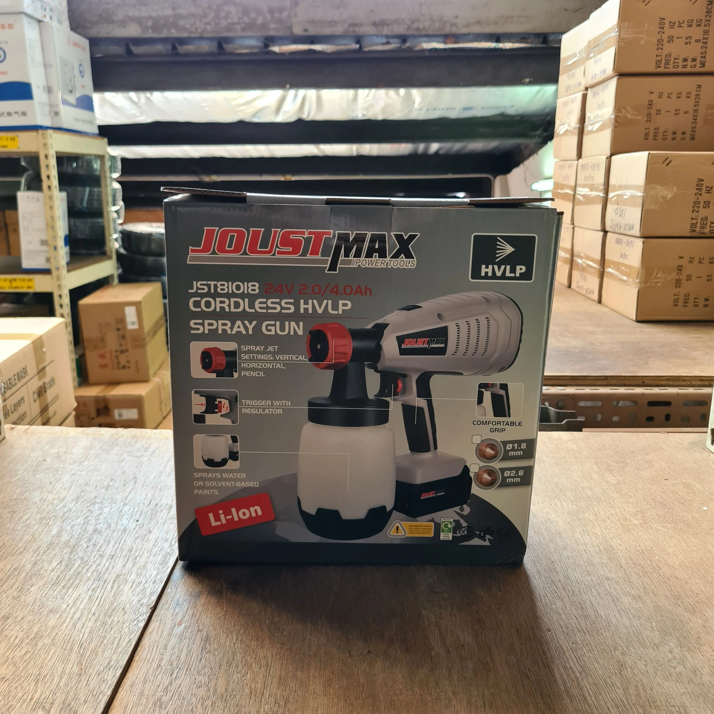 Joustmax Cordless Spray Gun 24V 2.0 Ah | Model : SGE-JST81018