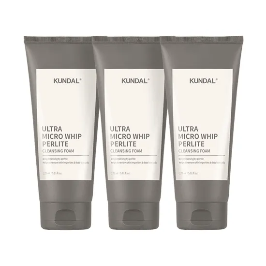 KUNDAL Ultra Micro Whip Perlite Cleansing Foam (1 1 1) 175ml*3EA