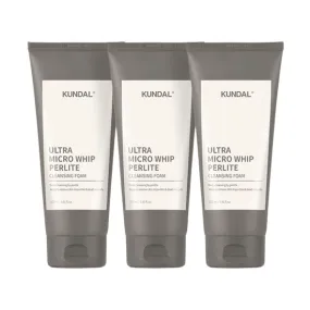 KUNDAL Ultra Micro Whip Perlite Cleansing Foam (1 1 1) 175ml*3EA