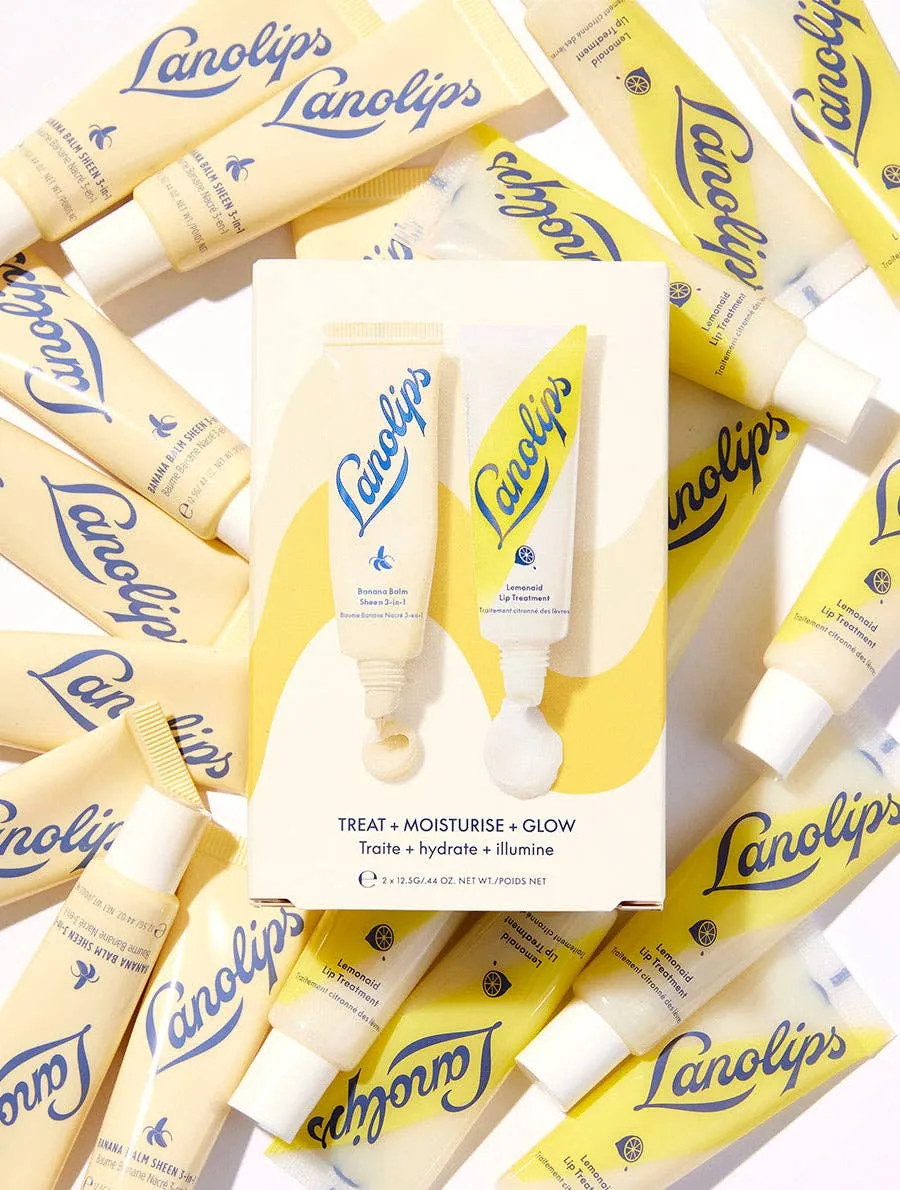 Lanolips Banana Balm & Lemonaid Lip Treatment Duo