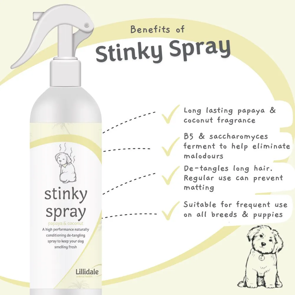 Lillidale Stinky Dog Spray (Papaya & Coconut) 250ml