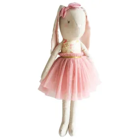 Linen Pearl Cuddle Bunny Blush 22"