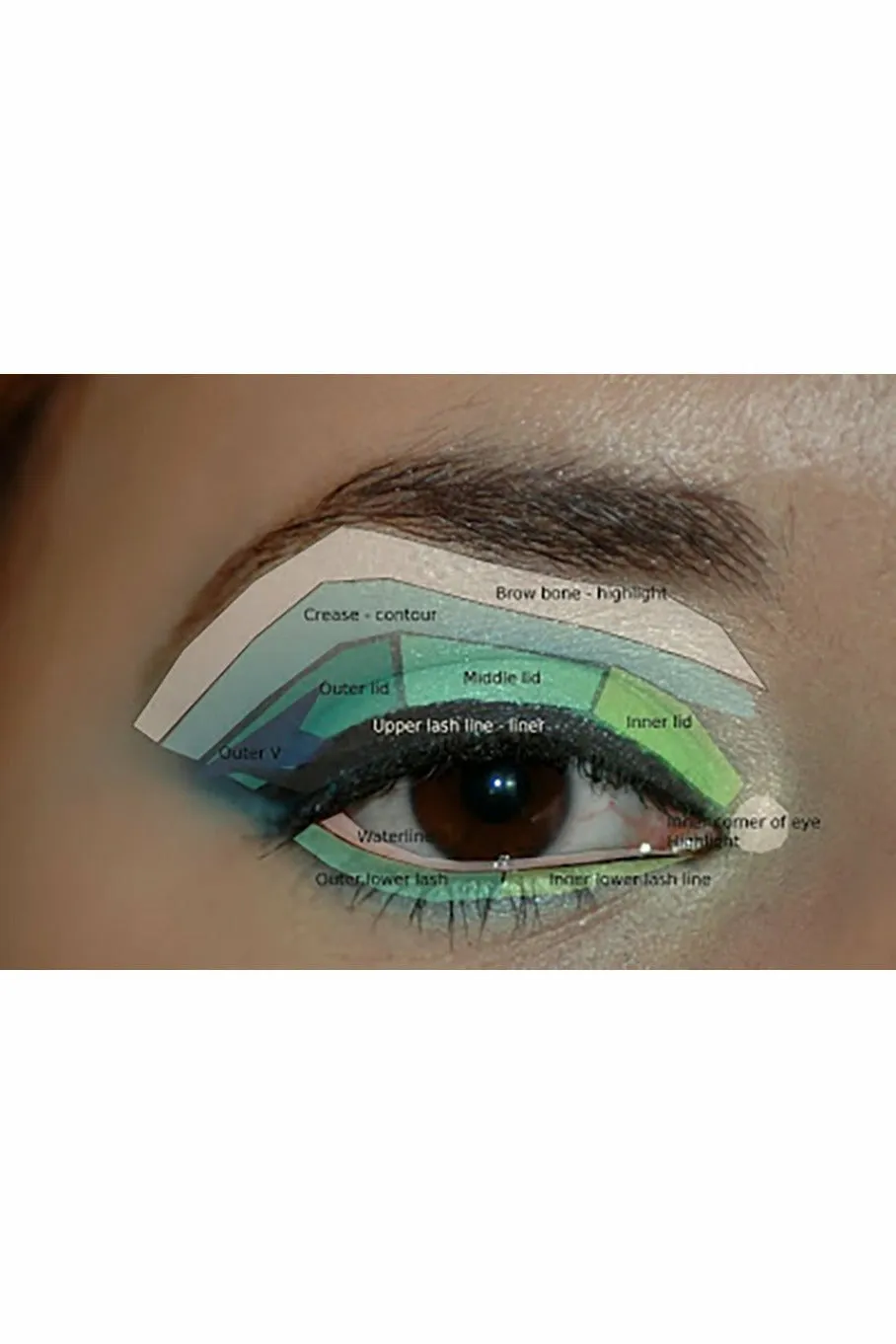 Lola Make up Duo Eye Shadow - Blue Combo