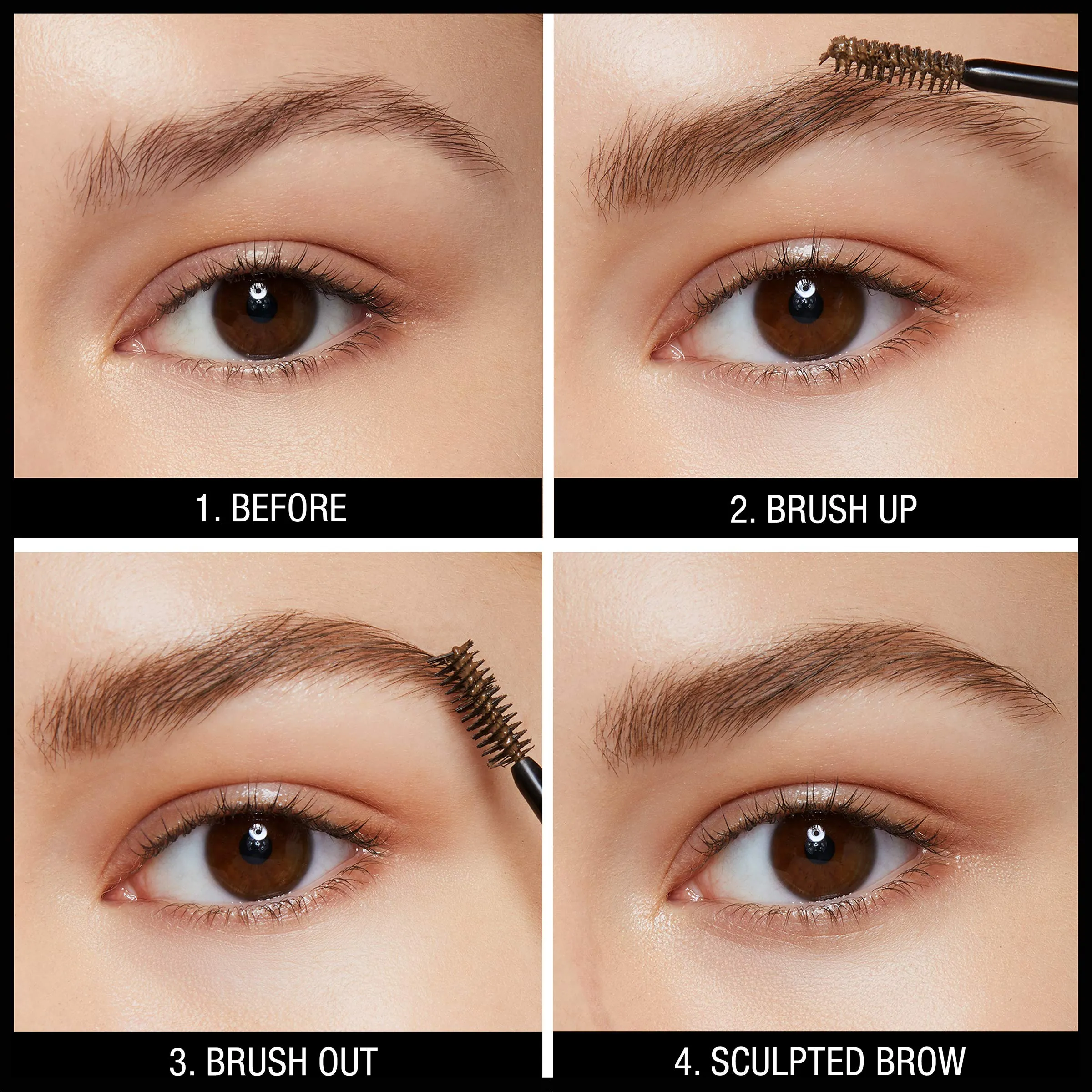 Maybelline Brow Fast Sculpt, Shapes Eyebrows, Eyebrow Mascara Makeup, Black Brown, 0.09 Fl. Oz.