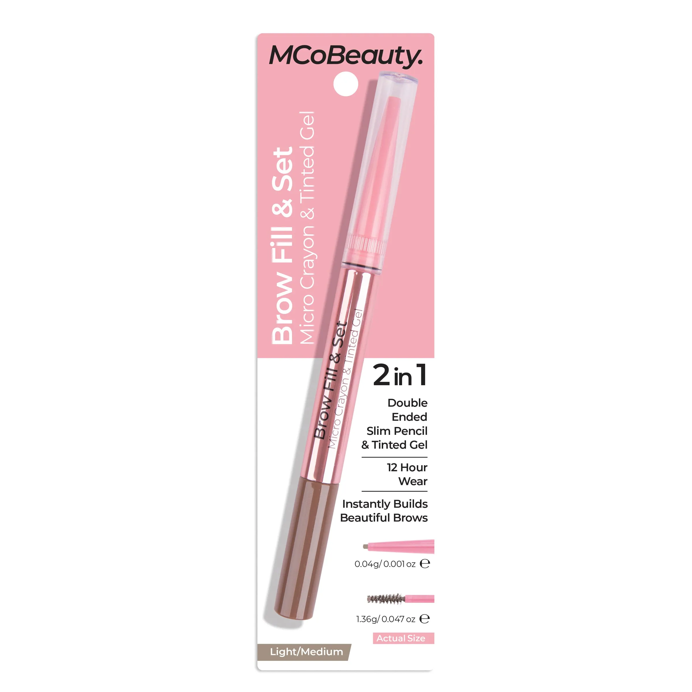 MCoBeauty Brow Fill & Set - Light/Medium