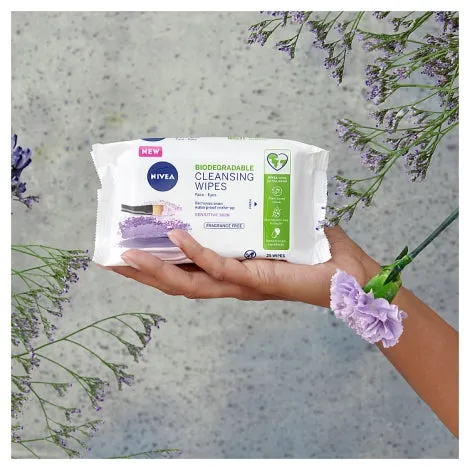 Nivea Sensitive Biodegradable Face Wipes