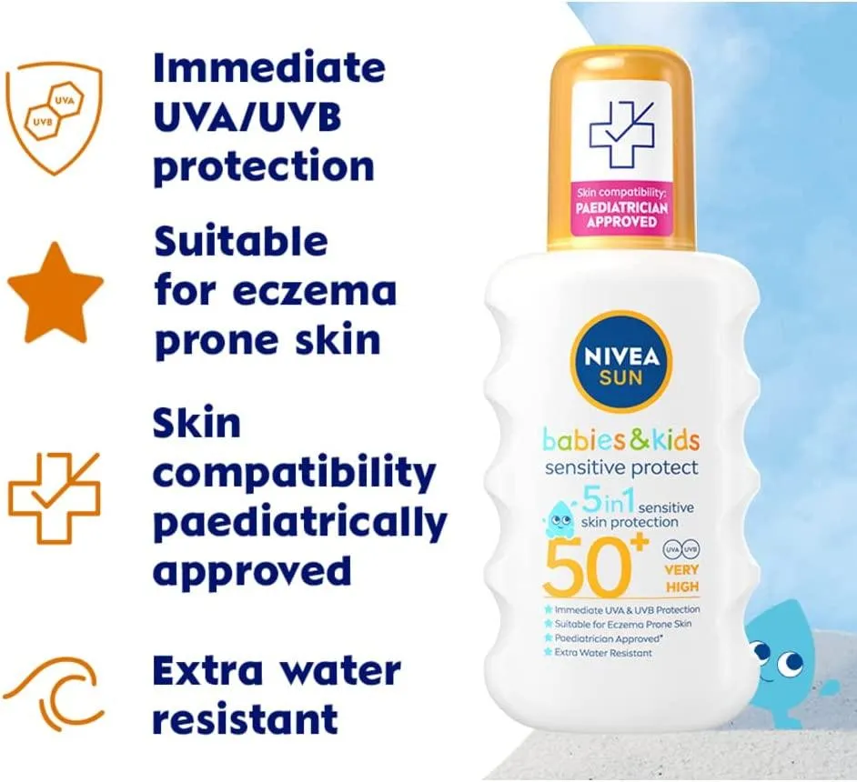 NIVEA Sun Kids Sensitive Spray Spf 50 