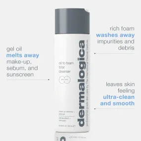 oil to foam total cleanser