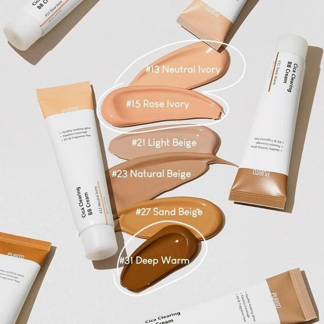 Purito. Cica Clearing BB Cream [﻿#15 Rose Ivory]