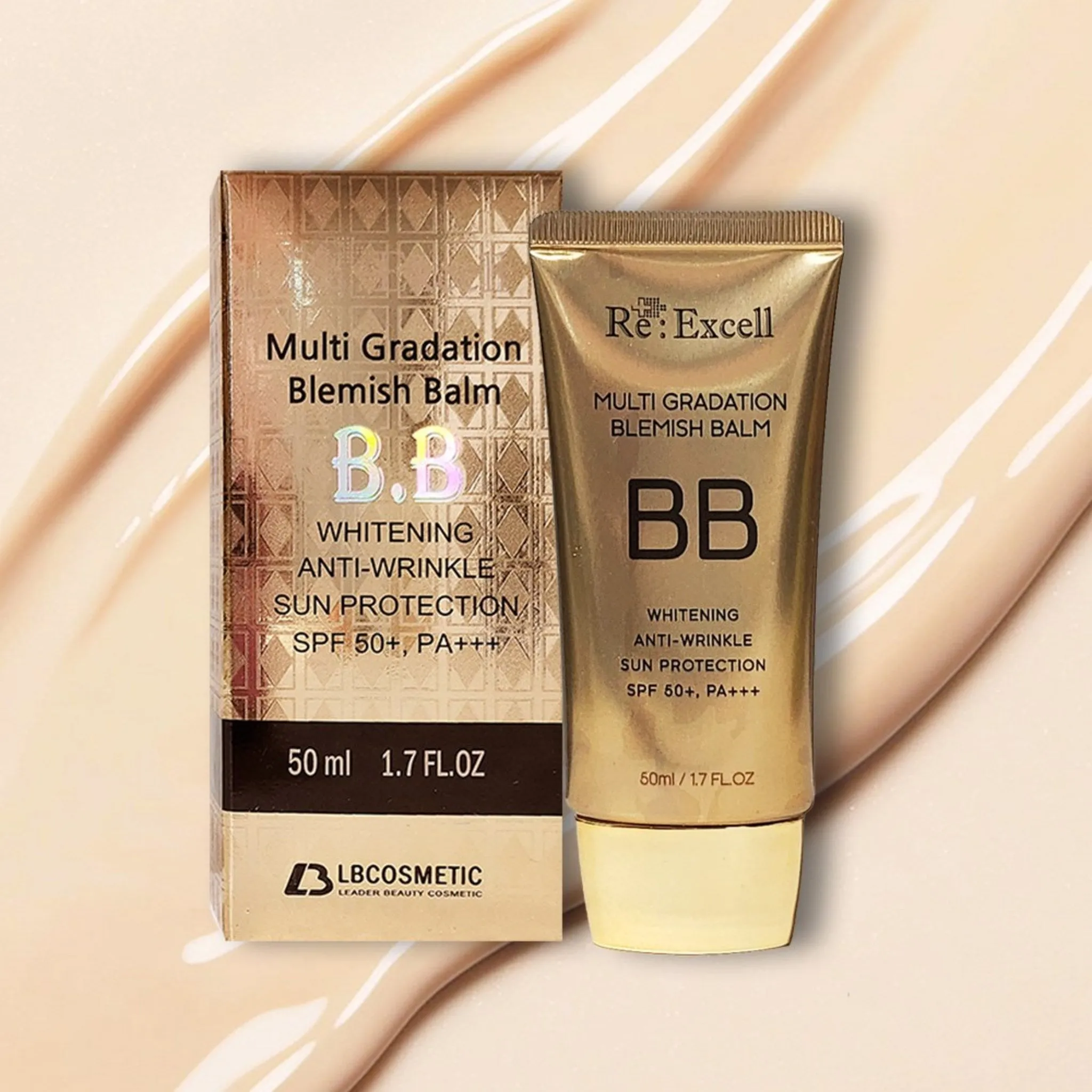 Riexel Multi Triple Function BB Cream SPF50  PA    Perfect Pore Coverage - BB/CC Cream/Tone Up Cream