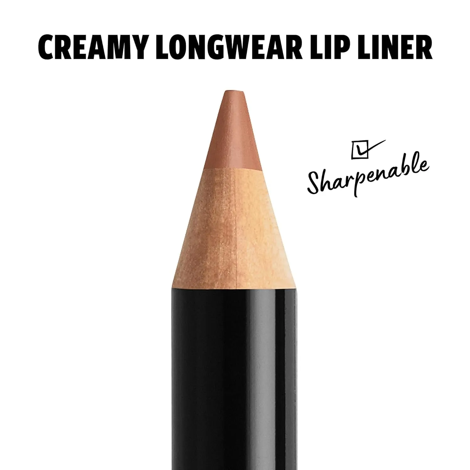 Slim Lip Pencil Coffee & Natural Long-Lasting Creamy Lip Liner 2-Pack