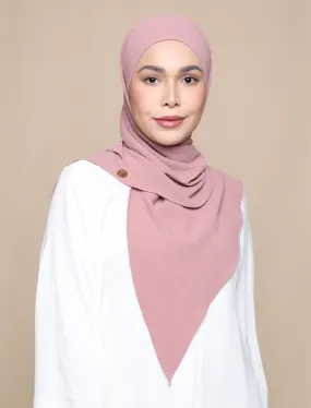 Soft Crepe Tri Lux Square - Blush