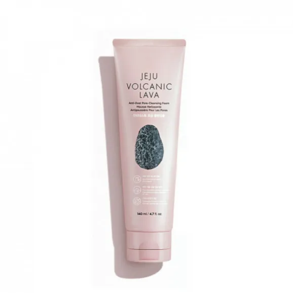THE FACE SHOP JEJU VOLCANIC LAVA anti dust pore Cleansing foam