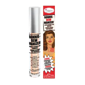 theBalm Bonnie-Dew Manizer Liquid Highlighter, Skin Perfector, Long-Lasting, Soft, All-Over Illuminator, Easily Blendable, Brown, 0.19 oz