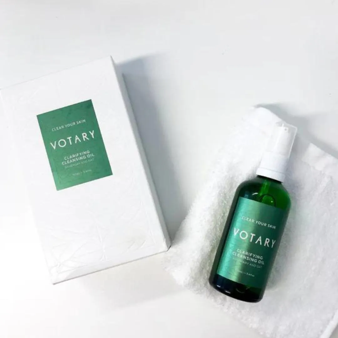 Votary Clarifying Cleansing Oil - Rosemary & Oat, 100ml