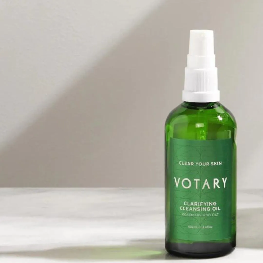 Votary Clarifying Cleansing Oil - Rosemary & Oat, 100ml