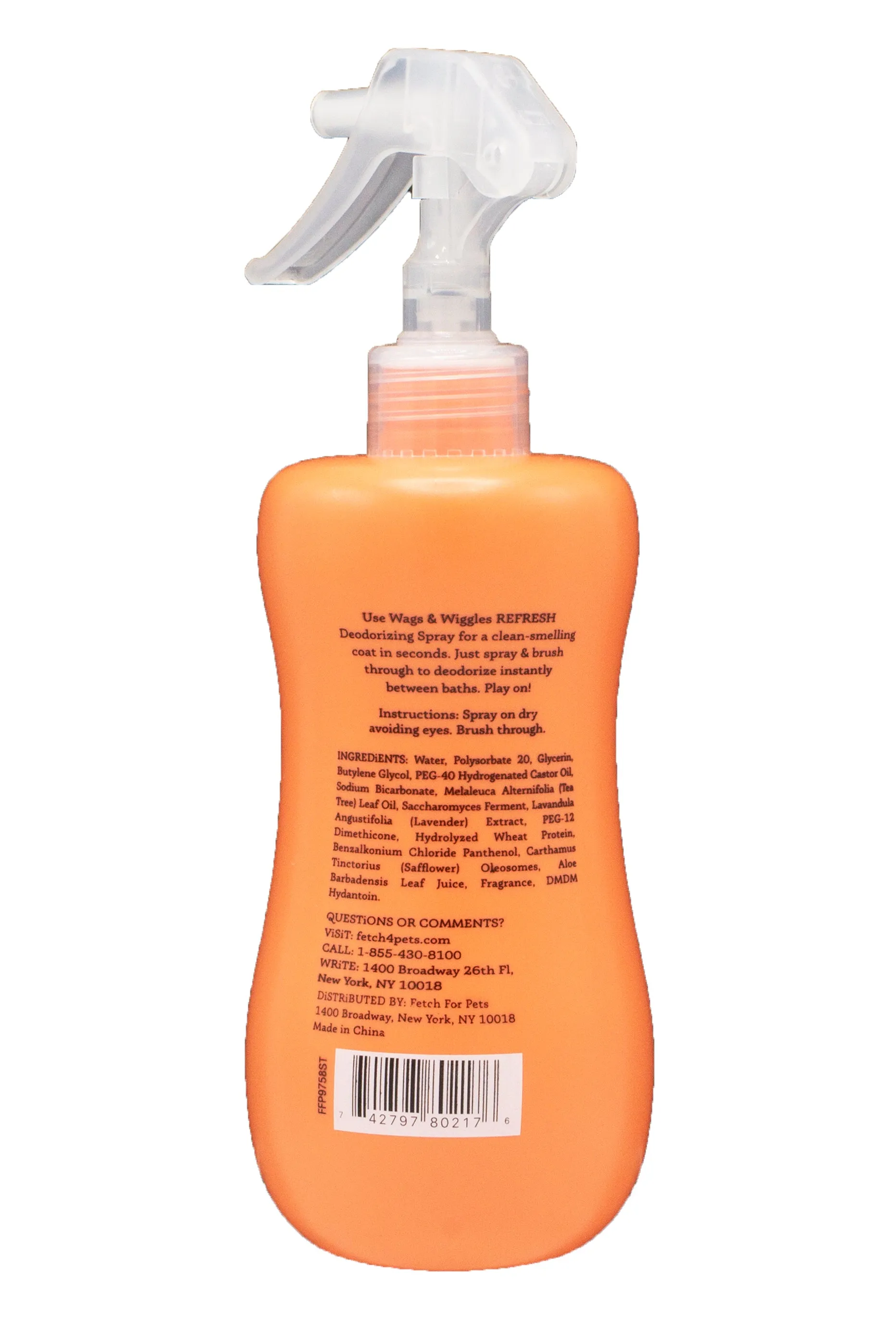 Wags & Wiggles Refresh Deodorizing Spray, 12 oz